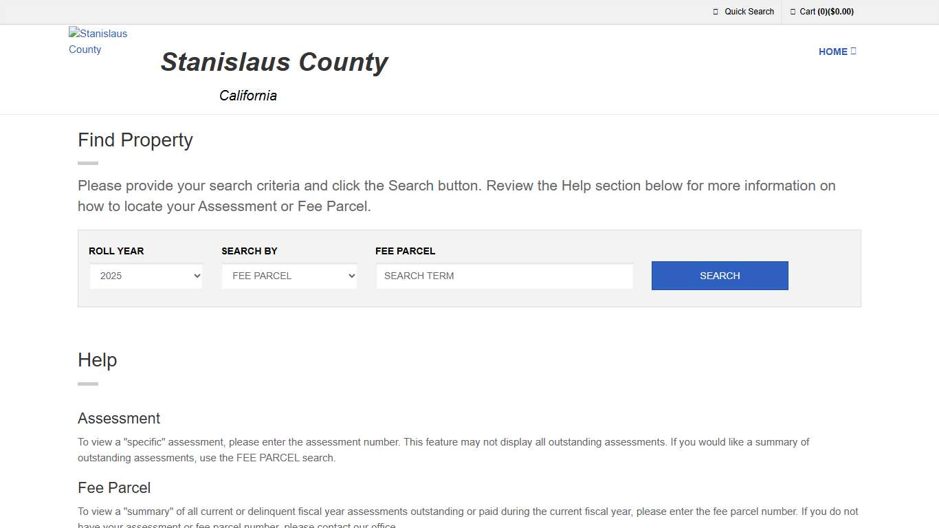 Search Page | Stanislaus County | MBC