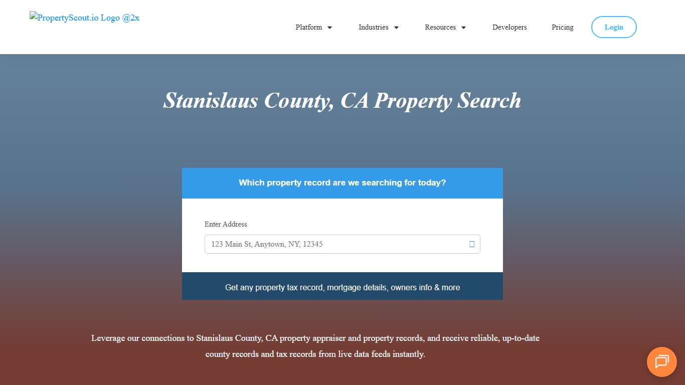Stanislaus County, CA Property Records Search - Propertyscout.io