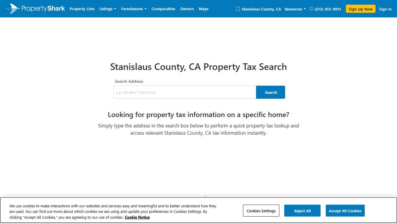 CA Property Tax Search | PropertyShark